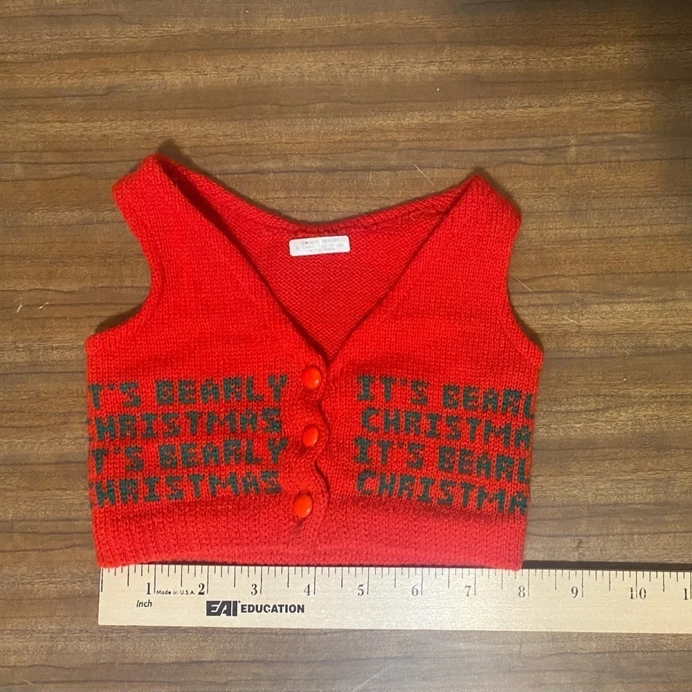 Bear Teddy Bear Plush Christmas Sweater